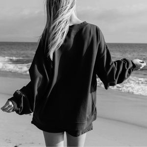 Daily drills xs/s oversized crew black